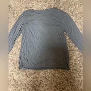 Mens Long sleeve with a hood.